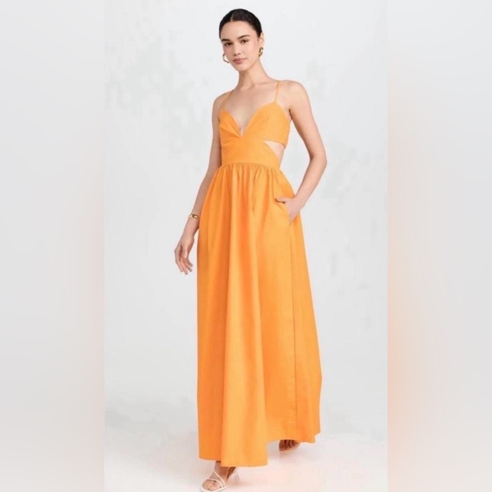 Susana Monaco Orange Maxi Dress